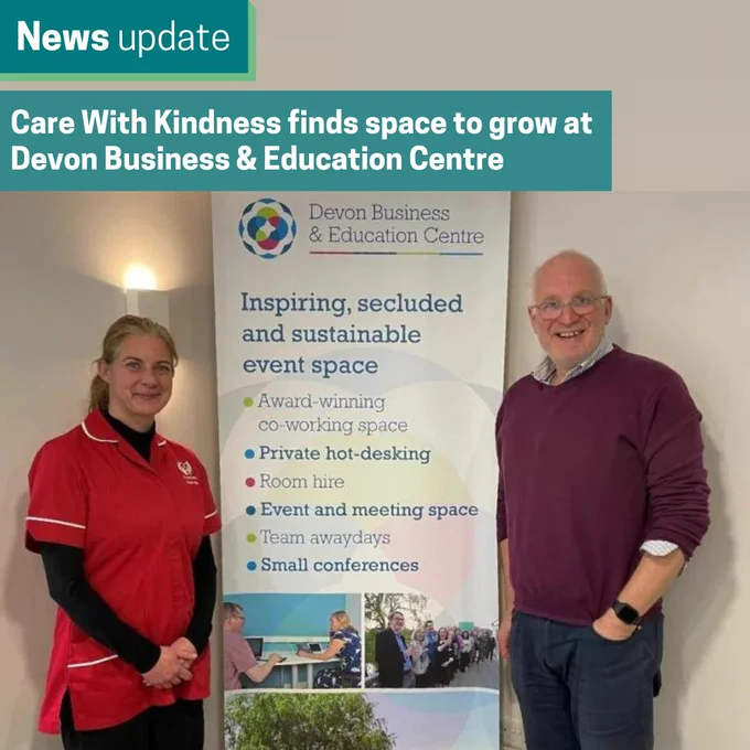 Care With Kindness finds space to grow at Devon Business & Education Centre