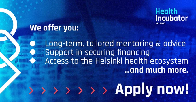 Health Incubator Helsinki open for applications