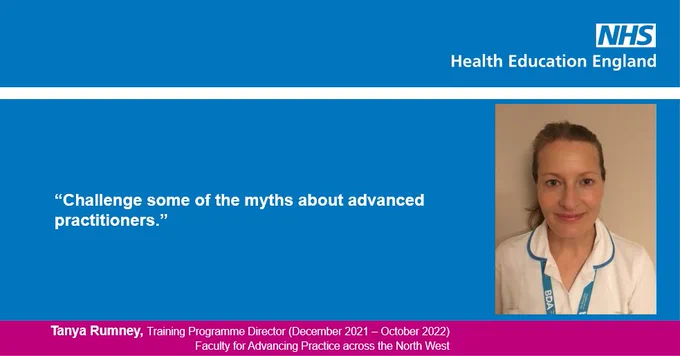 “Challenge some of the myths about advanced practitioners.” 