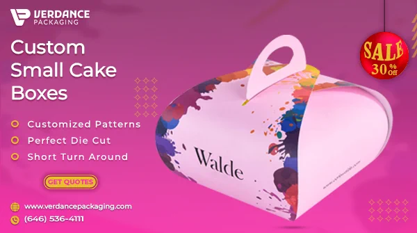 Specialty cakes are the assets of any bakery, and to make them look charismatic on display, your custom cake boxes must be fascinating. Avail range of modest yet stylish designs for custom small cake boxes and top them up with high-quality add-ons specially gathered by a hard-working team of Verdance Packaging to make an unforgettable impact on the customers entering the bakery. Please prepare a gift box with a theme printed for birthdays, Christmas, and other festivals, and make sure your customers enjoy the cake packaging even more than their expectations.