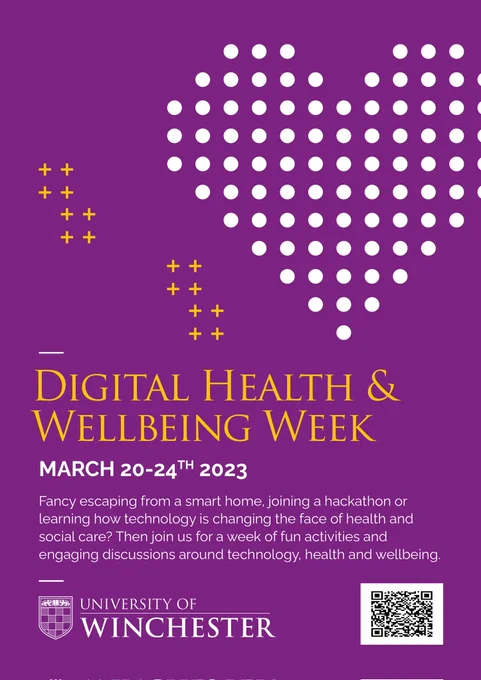Flier for digital health and wellbeing week 