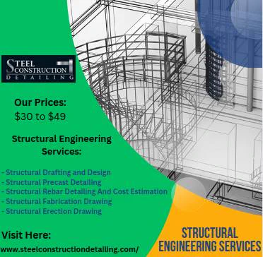 Structural Engineering Services, CAD Services, CADD, Design and Drafting Services, Outsourcing Services, Engineering Services, Steel Construction Detailing, USA, UK, Australia