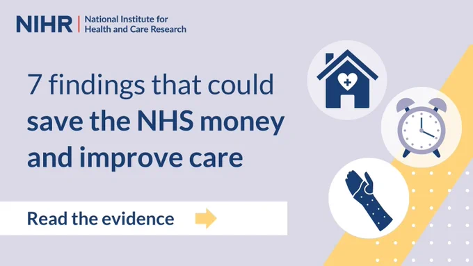 7 findings that could save the NHS money and improve care. Read the Evidence