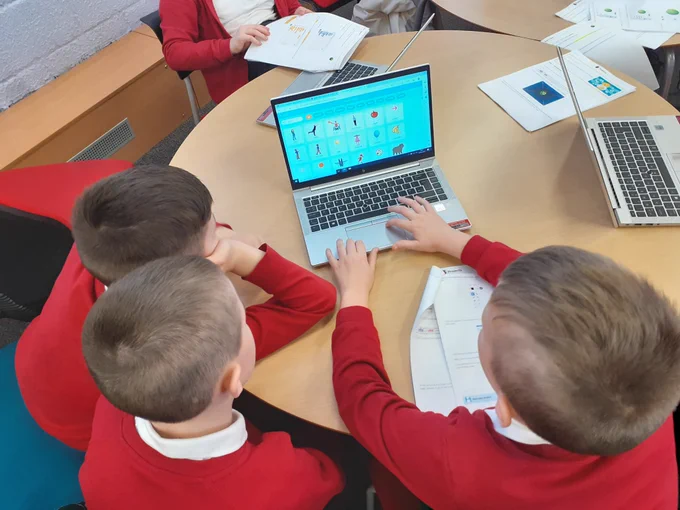 Children coding