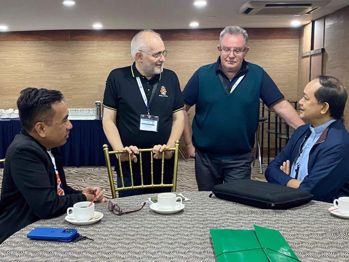 Stella Maris Scalabrinian Network-SMSN present at the International Christian Maritime Association Ahoy training course in the #Philippines from Feb 19-24/2023 #AHOY #ICMA #SMSNETW #trainingcourses #noshippingnoshopping