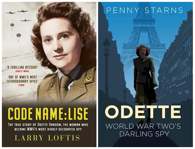 'Code Name: Lise'
https://www.amazon.com/Code-Name-Became-Highly-Decorated/dp/1501198661

'Odette: World War Two's Darling Spy'
https://www.amazon.com/Odette-World-War-Twos-Darling/dp/0750984376