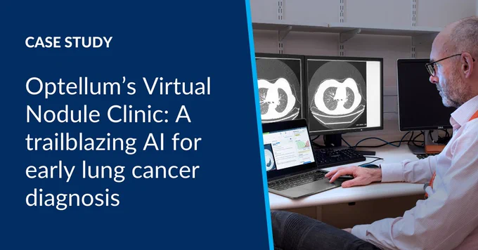 Optellum's Virtual Nodule Clinic: A trailblazing AI for early lung cancer diagnosis.