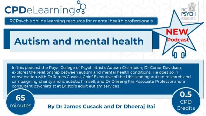 New CPD eLearning podcast - Autism and mental health