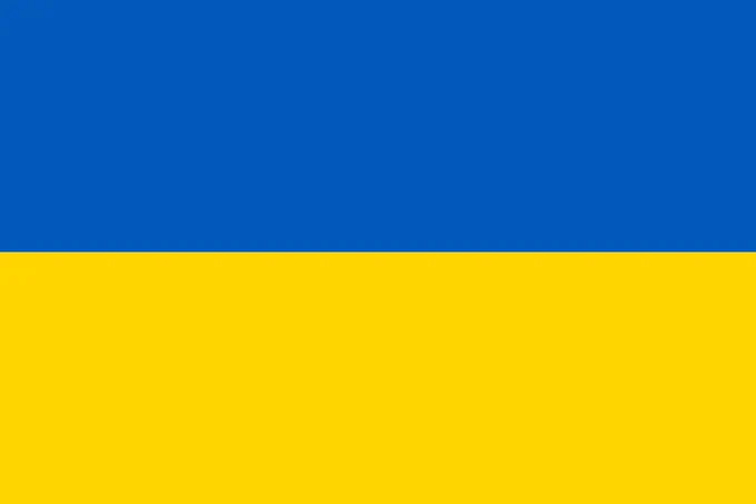 Drapeau ukrainien.