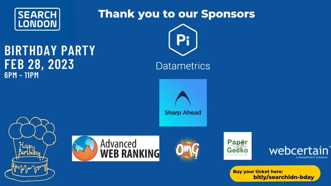 Sponsors supporting Search London