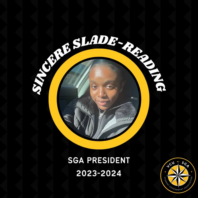 Sincere Slade Reading SGA President 2023-2024