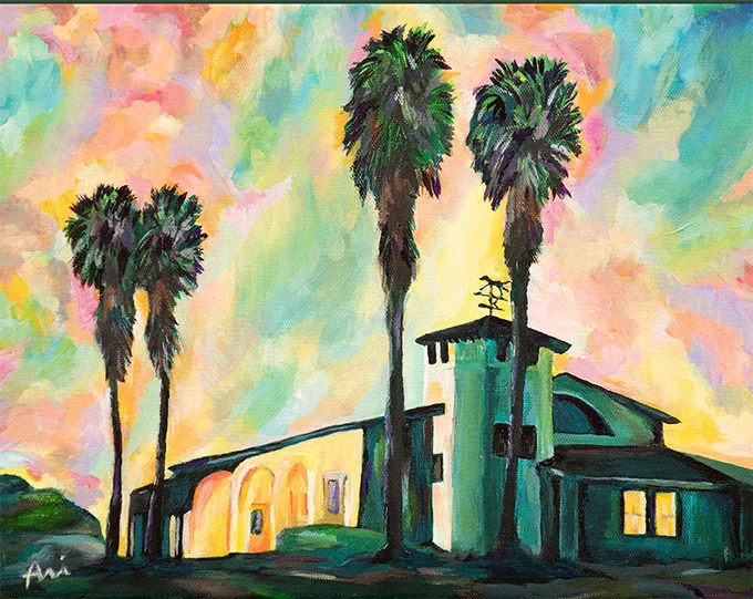 Cal Poly Pomona old stables - artist rendering by Ani 