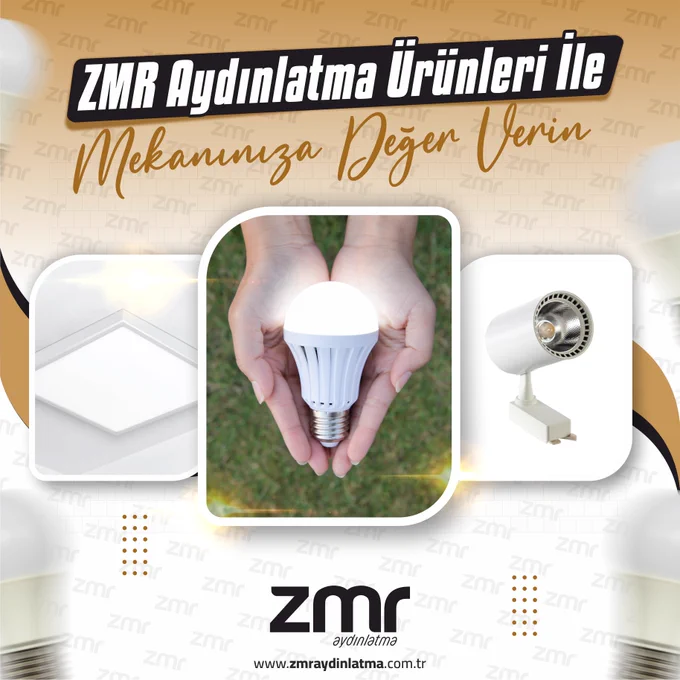 Zmr aydınlatma ürünleriyle mekanınızın aydınlatma ihtiyaçlarını karşılayın! 

#Zmraydınlatma #led #ledampul #ledpanel #ledpanels #ledpanellight #aydınlatma #ledprojektor #backlight