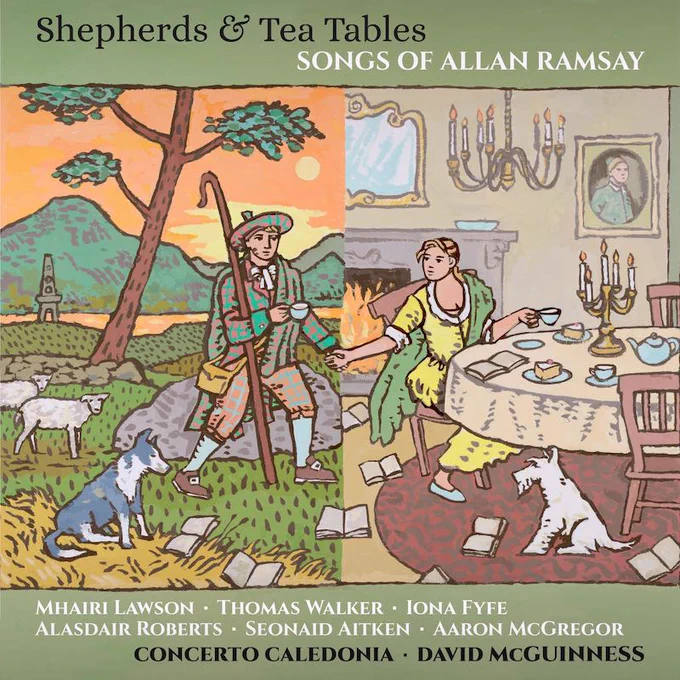 Shepherds & Tea Tables album cover - painting by Joe Davie