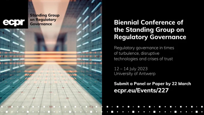Regulatory governance in times of turbulence, disruptive technologies and crises of trust 