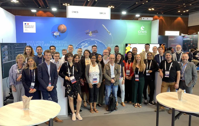 Les équipes du CNES au SpaceOps 2023