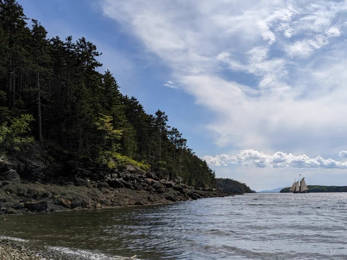 Just one of the potential lunch spots during field work!