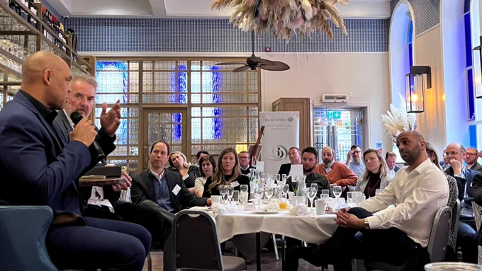 Mayor Marvin Rees, speaking with local and regional businesses at Bristol Life Magazine's Business Club Lunch, hosted at Bristol Harbour Hotel and Spa.