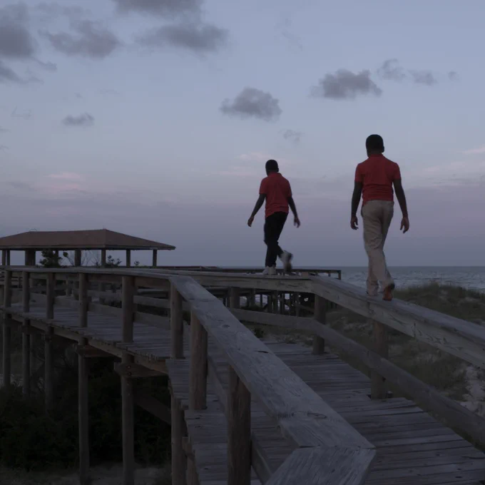 Brothers JerMarkest and Johnathan who live in Sapelo island