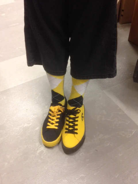 Erin showing some Iowa pride!