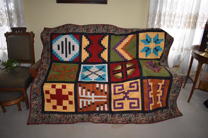 One of Erin's many amazing quilts.