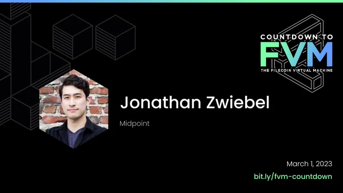 Midpoint is speaking at the Countdown to FVM event hosted by Filecoin