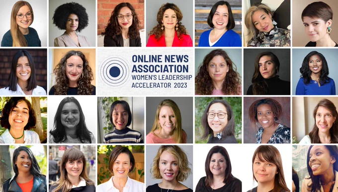 Photos of the  26 women chosen for 2023 #ONWLA arranged in a grid