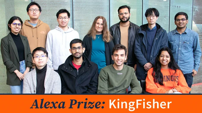 Team King Fisher poses for a photo.