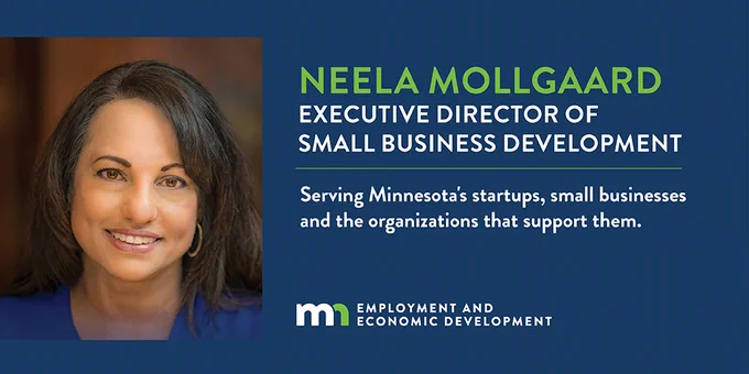Neela Mollgaard named Executive Director of Small Business Development. 