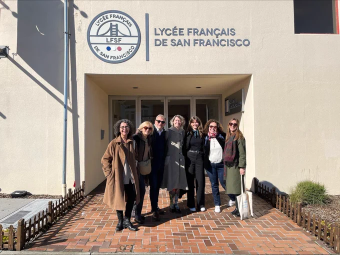 team Pasteur at the lycée Français de San Francisco