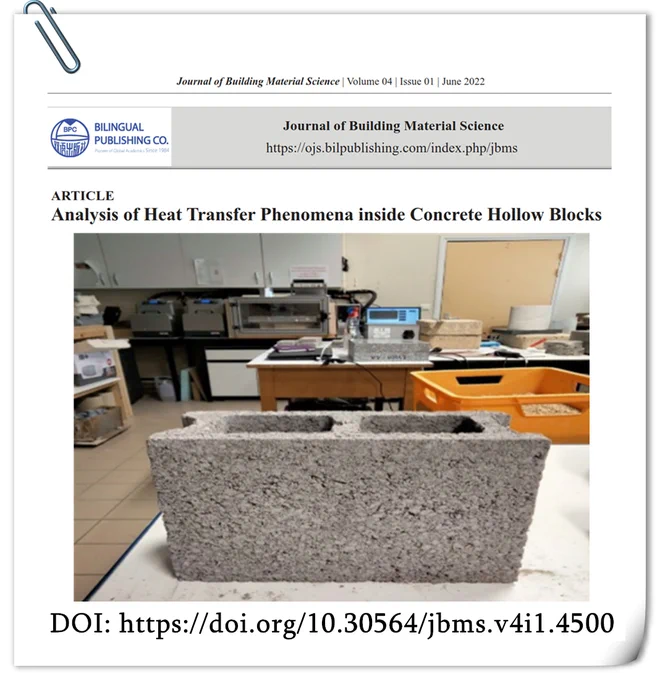 During both hot and cold seasons, masonry walls play an important role in the thermal performance between the interior and the exterior of occupied spaces.
