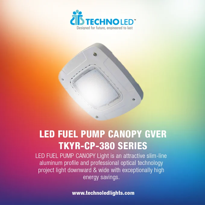 LED FUEL PUMP CANOPY GVER TKYR-CP-380 SERIES
LED FUEL PUMP CANOPY Light is an attractive slim-line aluminum profile and professional optical technology project light downward & wide with exceptionally high energy savings.