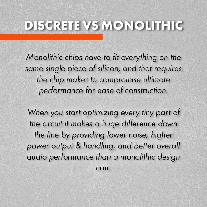 Discrete VS Monolithic