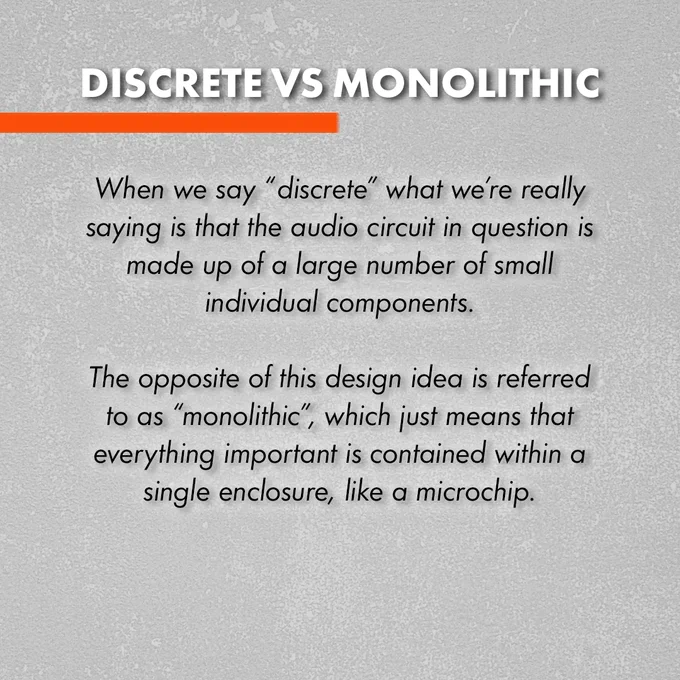 Discrete VS Monolithic