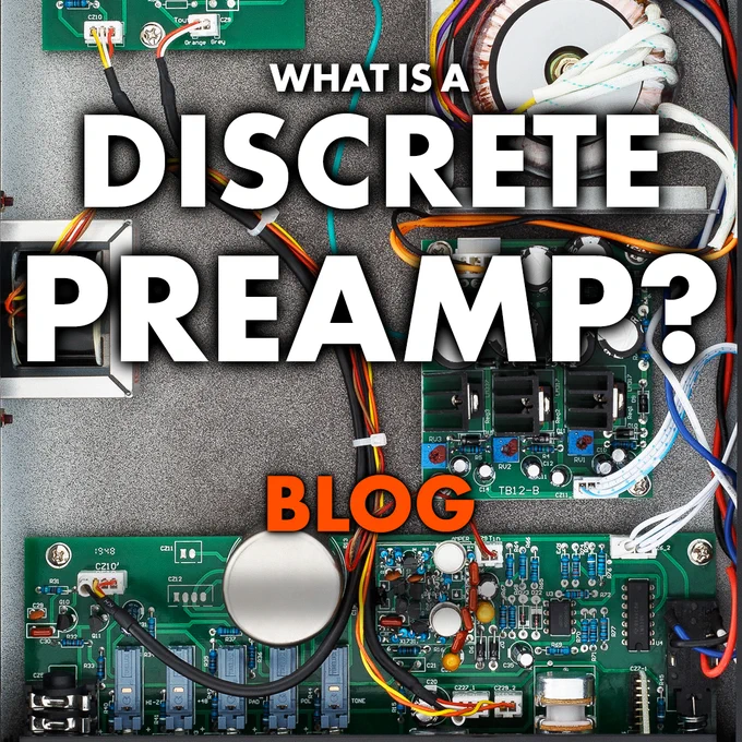 What is a discrete preamp?