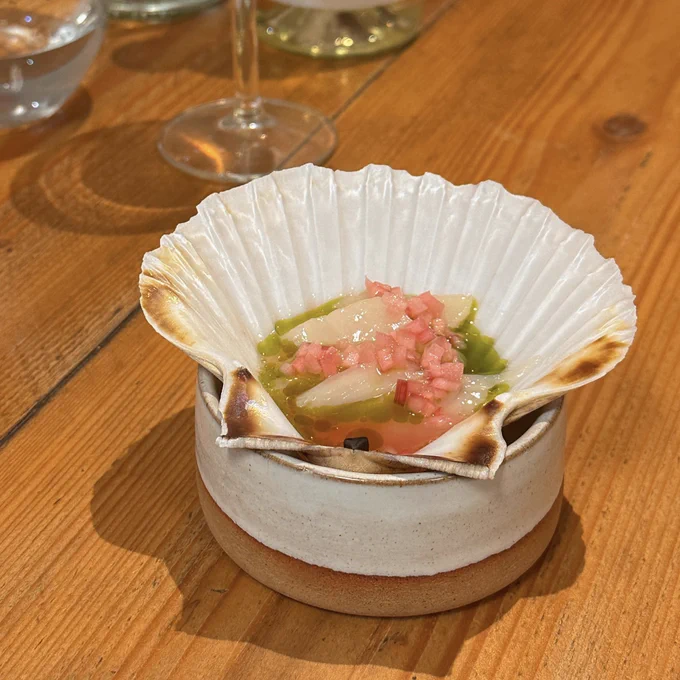 Scallop ceviche