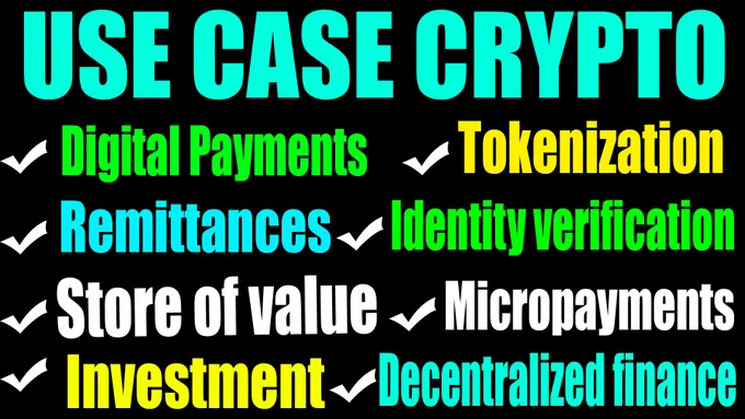what are the Potential use cases for Crypto?
