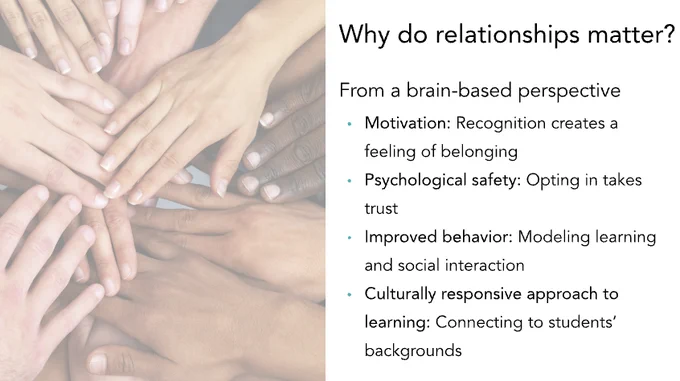 Why do relationships matter?