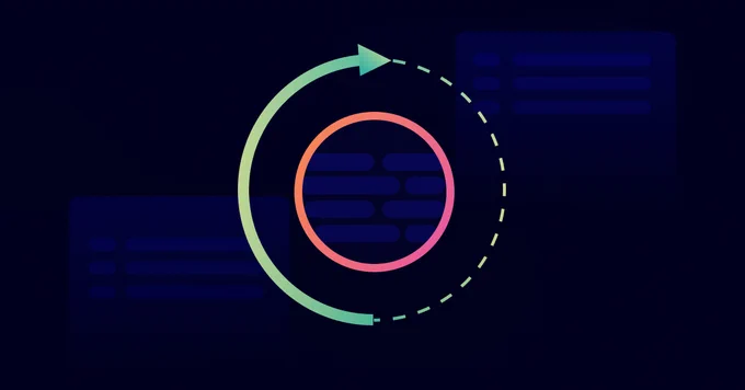 Abstract image of a circle 