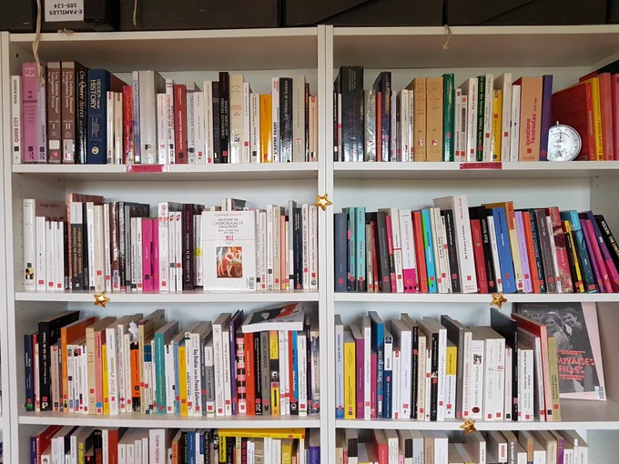 Bookshelf of LGBTI  archives.