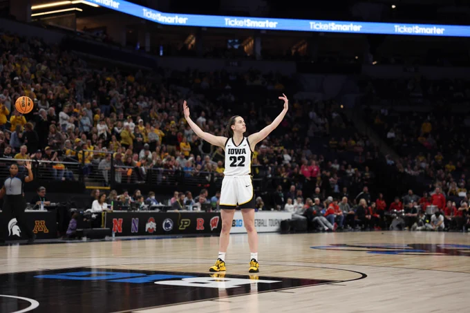 Photo of Iowa Women's Basketball team member, Caitlin Clark.