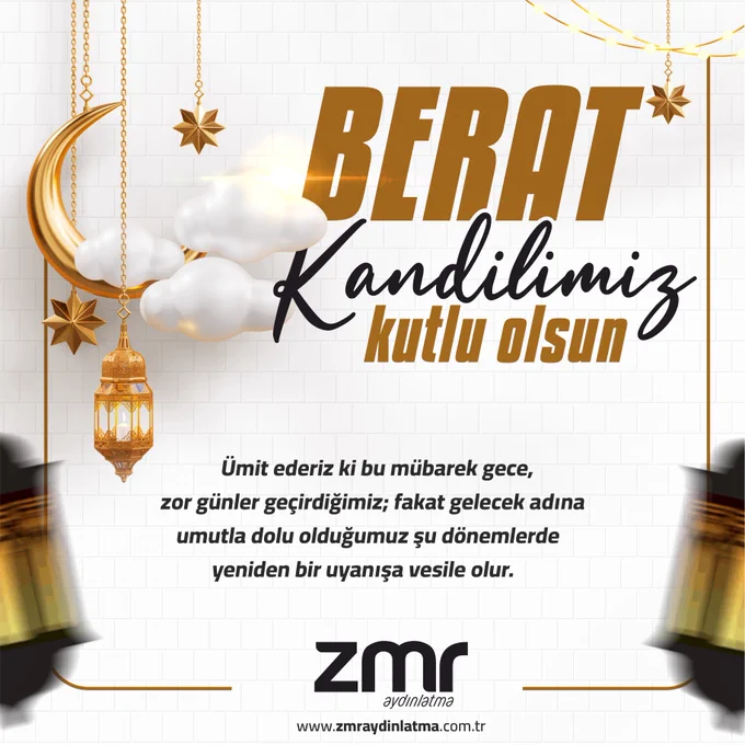 Berat Kandilimiz Mübarek Olsun!
#BeratKandili

@zmraydinlatma 

#zmraydınlatma #led #ledampul #ledpanel #ledpanels #ledpanellight #aydınlatma