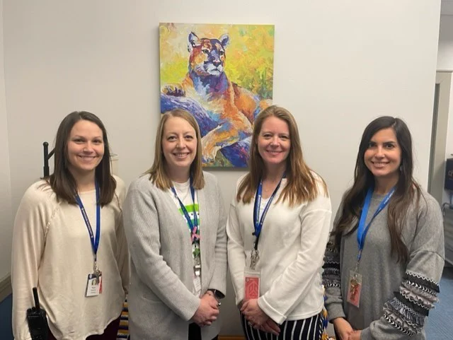 Pictured from left are Megan DaGrava, Christy Carney, Jen Davis and Eileen Gilmore.