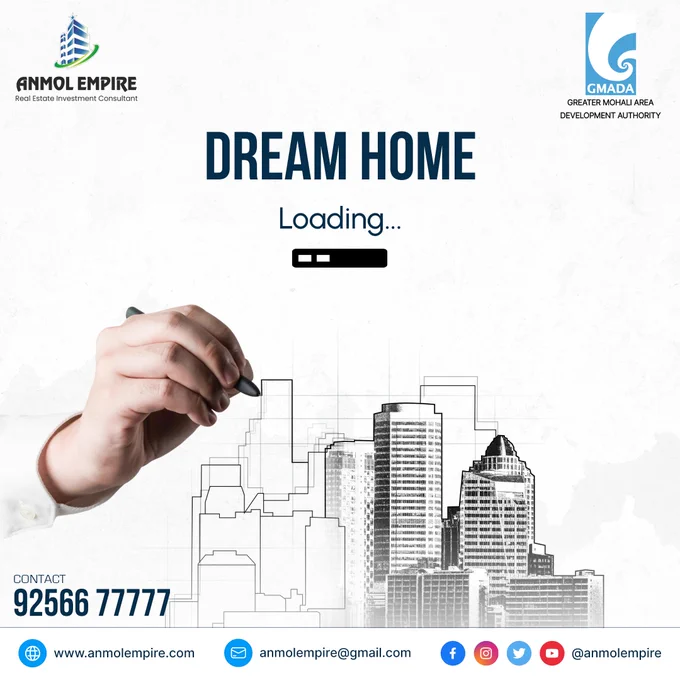 Dream Home | Family | GMADA | Anmol Empire | Mohali | Plots | Property | GMADA Approved Plots