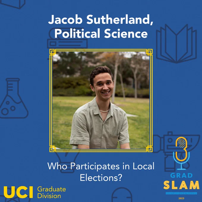 Jacob Sutherland
Political Science
Who Participates in Local Elections?