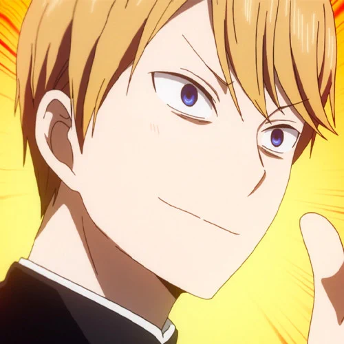 Miyuki Shirogane from Kaguya-sama: Love Is War (voiced by Aaron Dismuke)