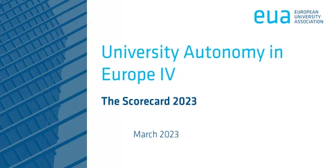University Autonomy in Europe IV: The Scorecard 2023. March 2023.