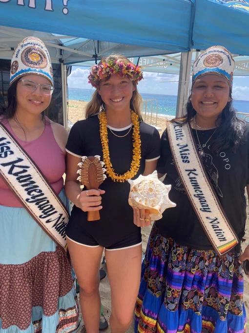 Pua DeSoto alongside Pricilla Ortiz and Maya Vicaldo 