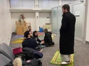 Members of the Muslim Student Community.