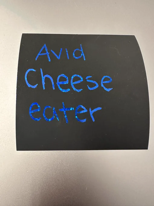 I can assure you all that I am NOT an avid cheese eater!